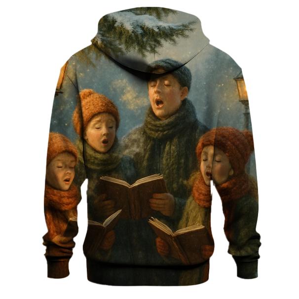 Twilight Carolers Beneath Pine Boughs custom hoodies