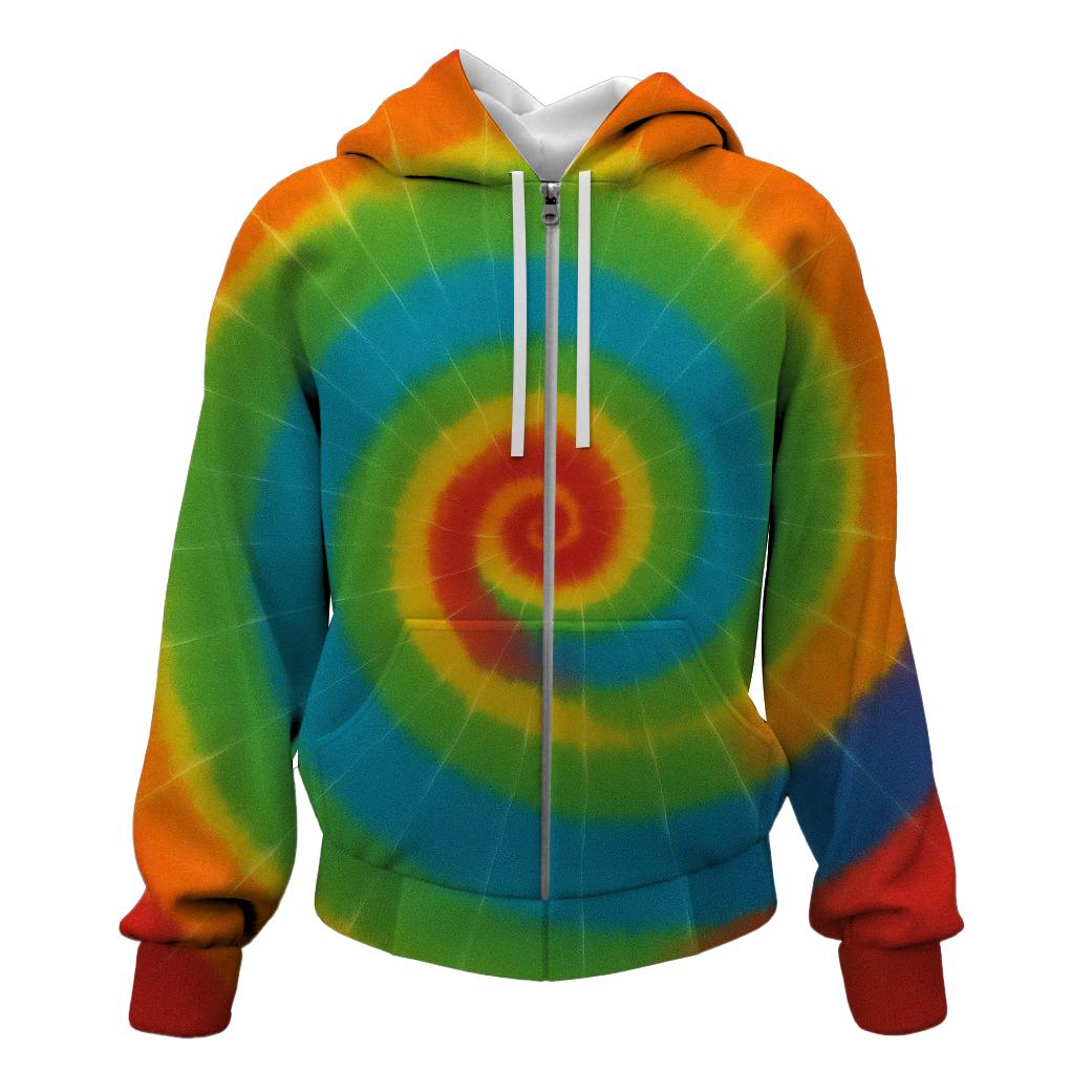 Spiral Spectrum Bullseye custom hoodies