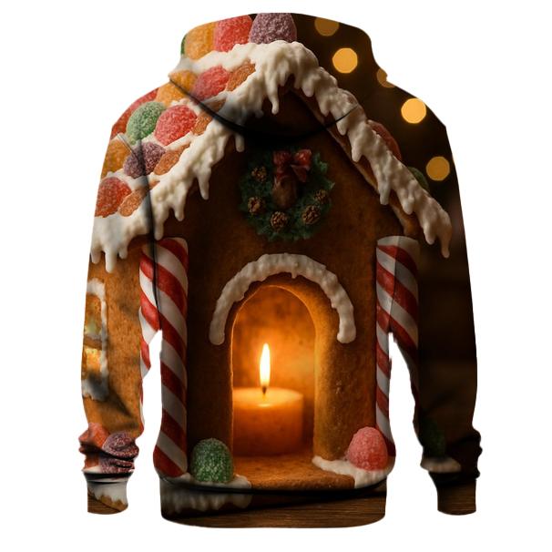 Gingerbread Cottage In Candlelight Glow hoodie styles