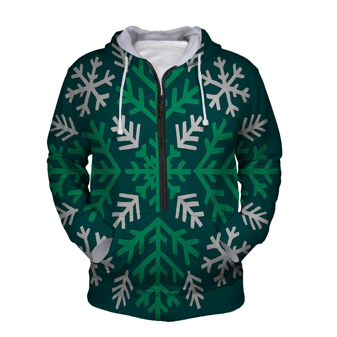 Snowflake Mosaic Mandala lightweight hoodies