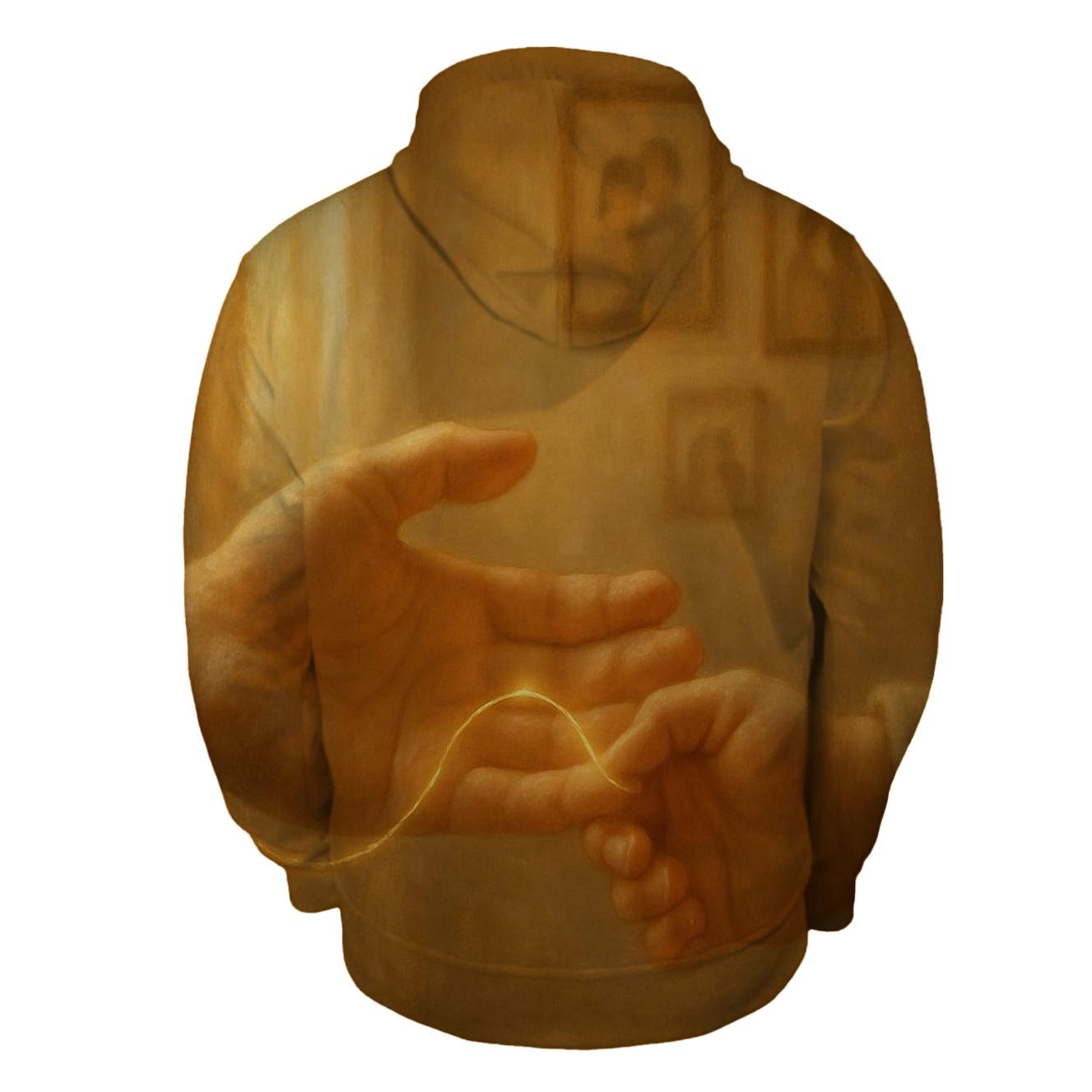 The Everlasting Thread Between Hands pullover hoodies