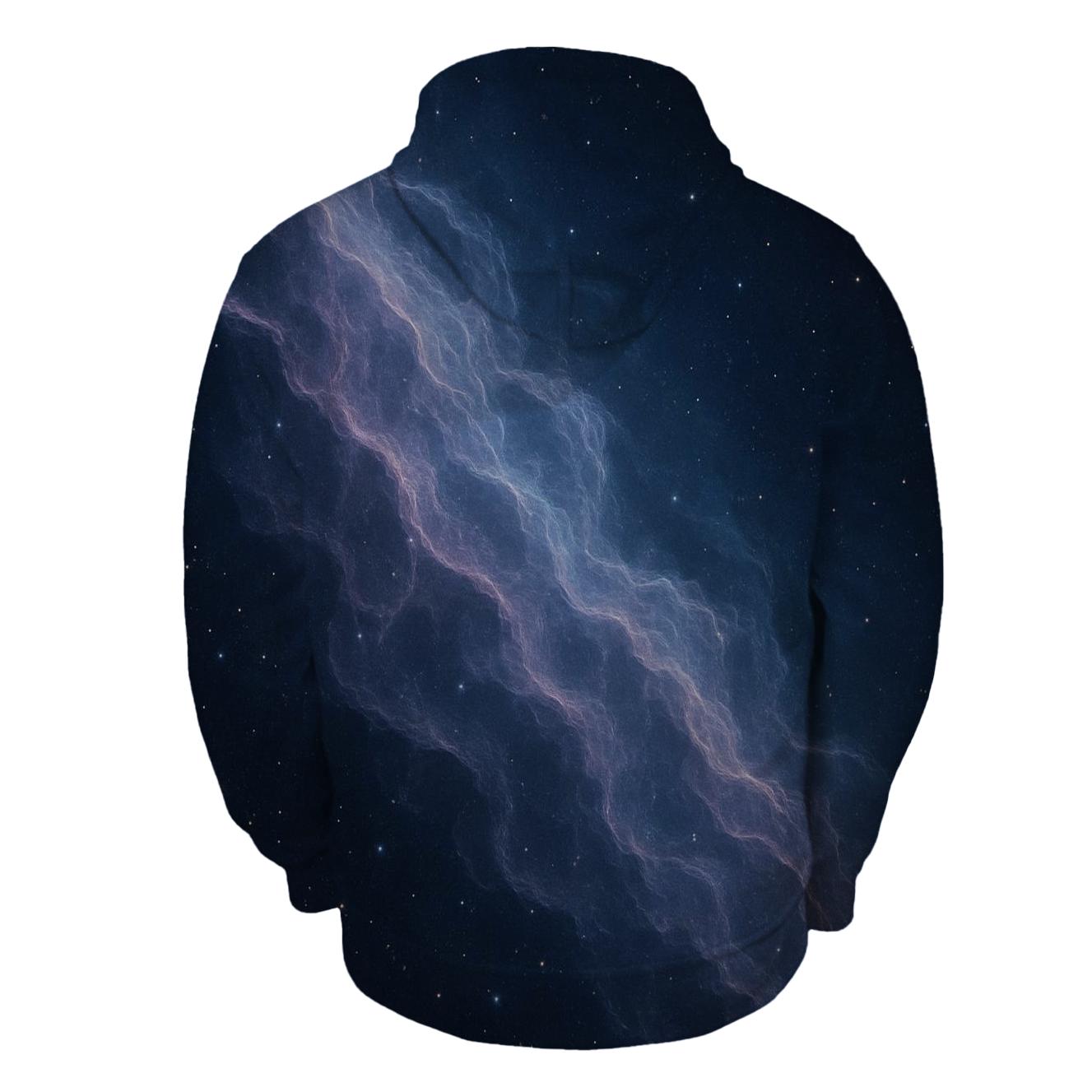 Nebula Filament Cascade hoodies fashion
