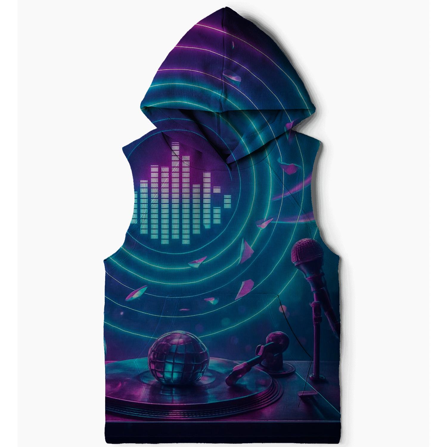 Neon Equalizer Carousel hoodies fashion