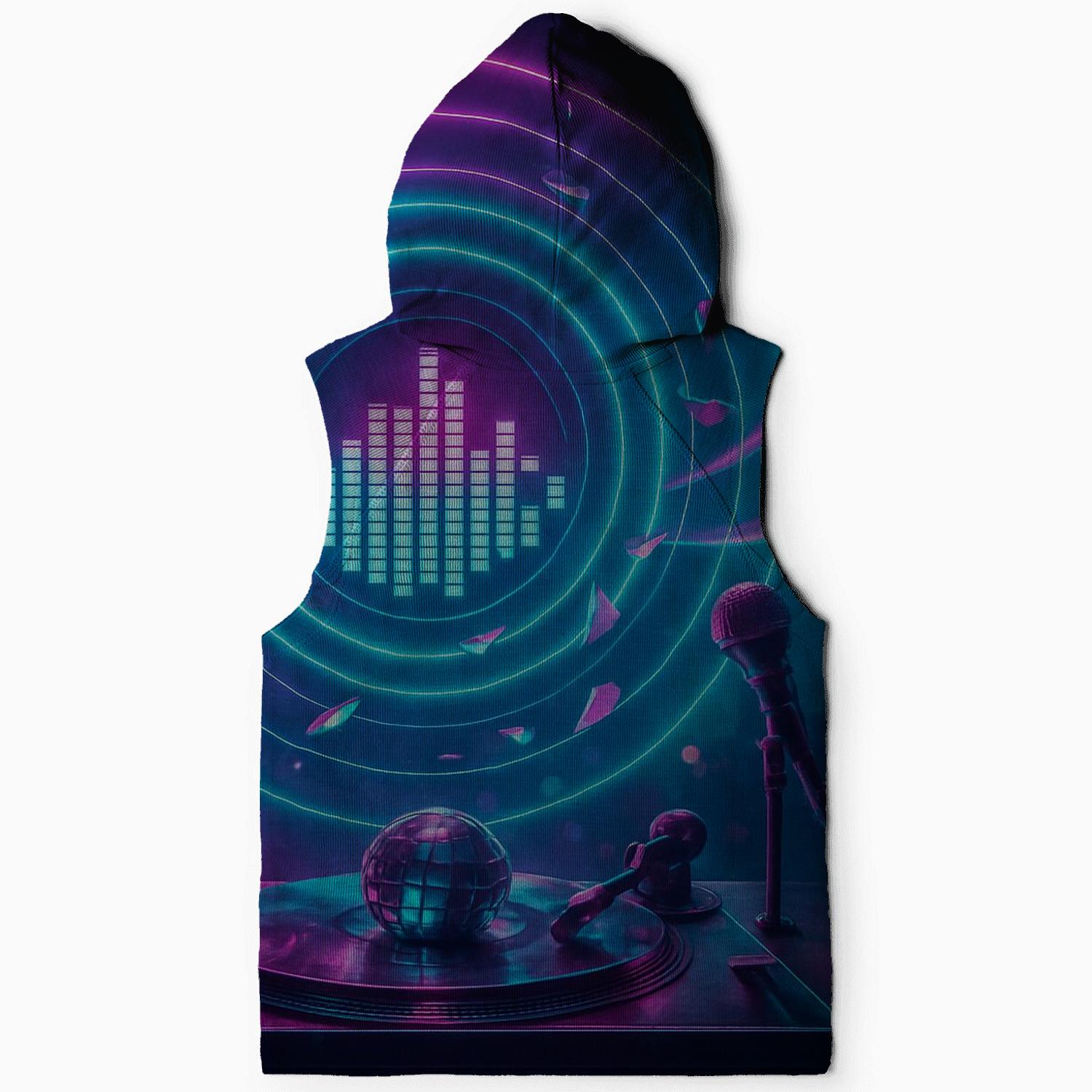Neon Equalizer Carousel hoodies fashion