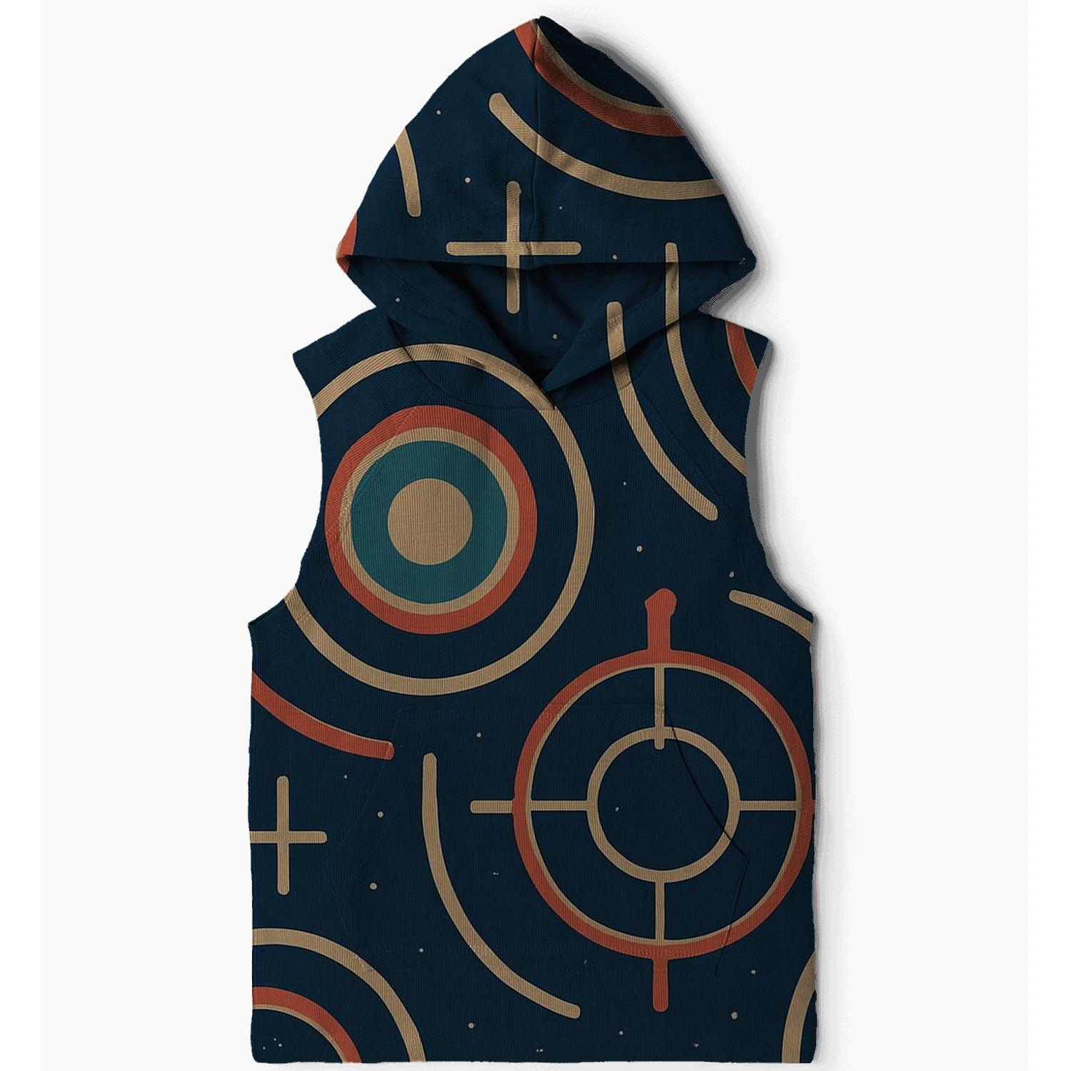 Lensing Arc Mosaic embroidered hoodies