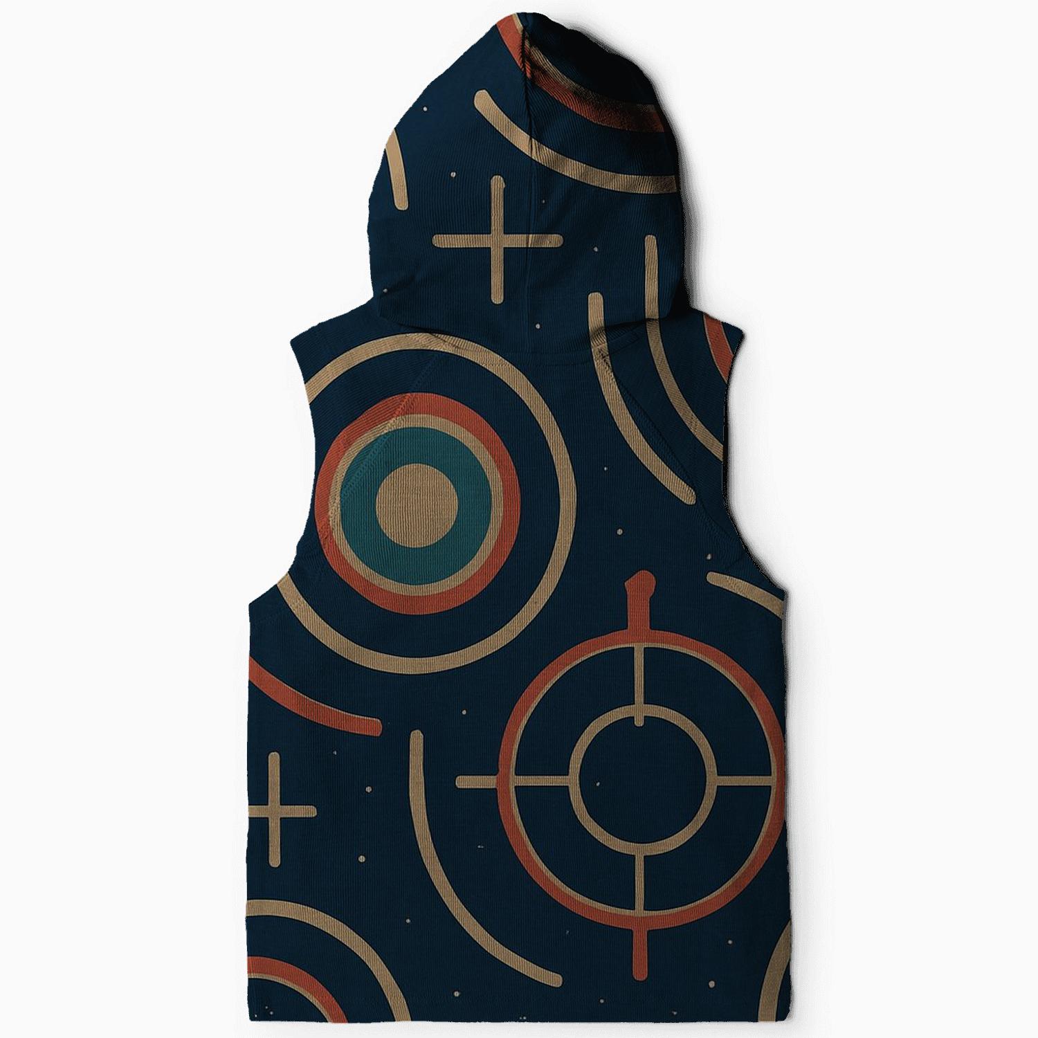 Lensing Arc Mosaic embroidered hoodies