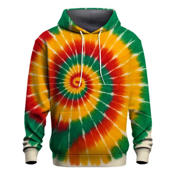 Prism Spiral Burst custom hoodies