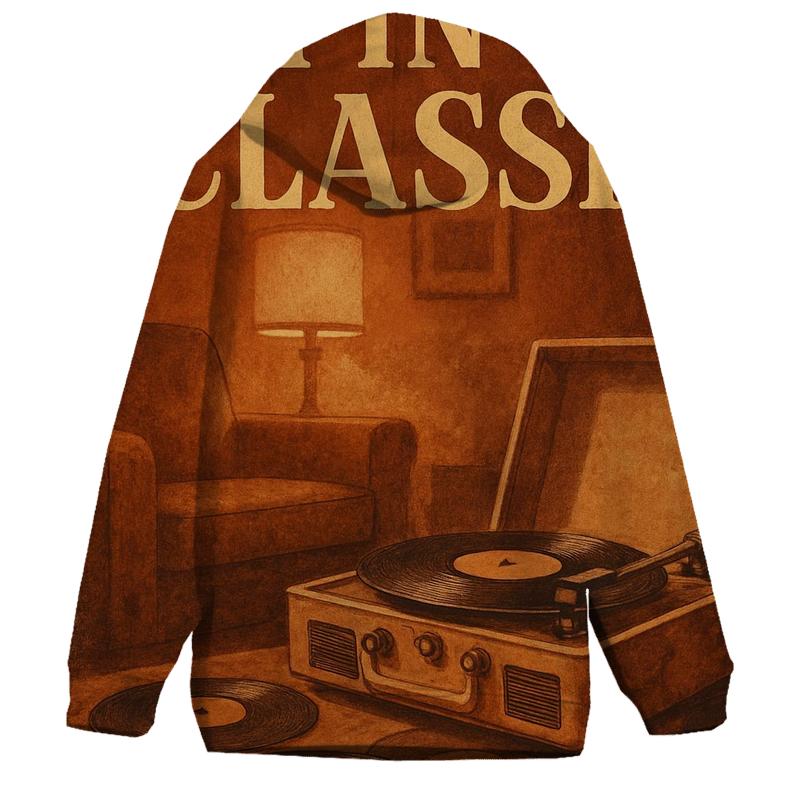 Vintage Vinyl Record Lounge Poster graphic hoodies