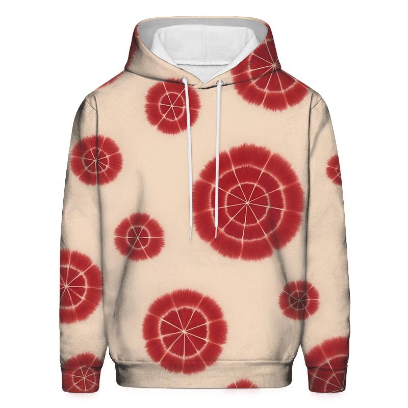 Crimson Kumo Web Cluster pullover hoodies