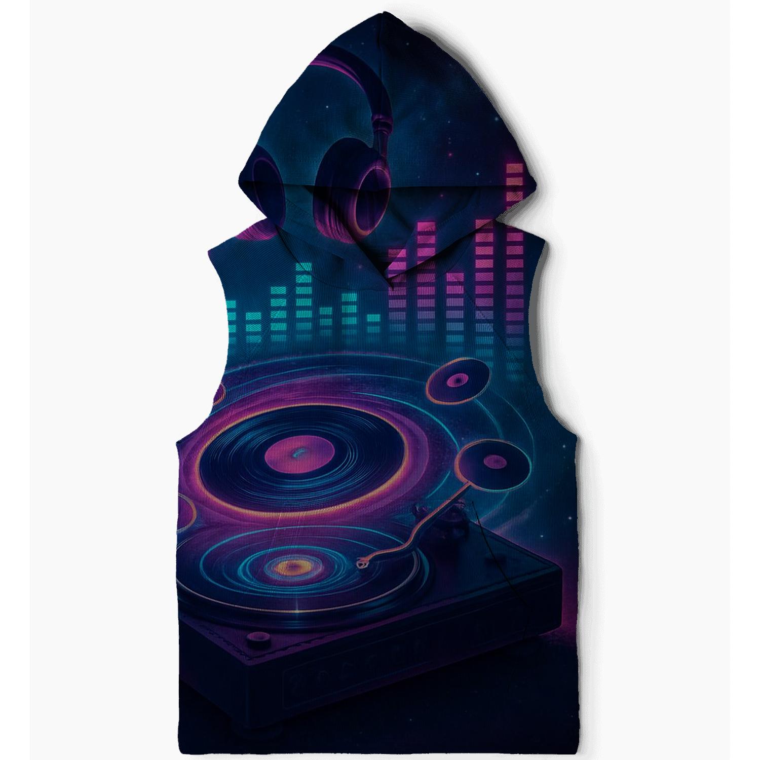 Neon Turntable Cosmos heavyweight hoodies