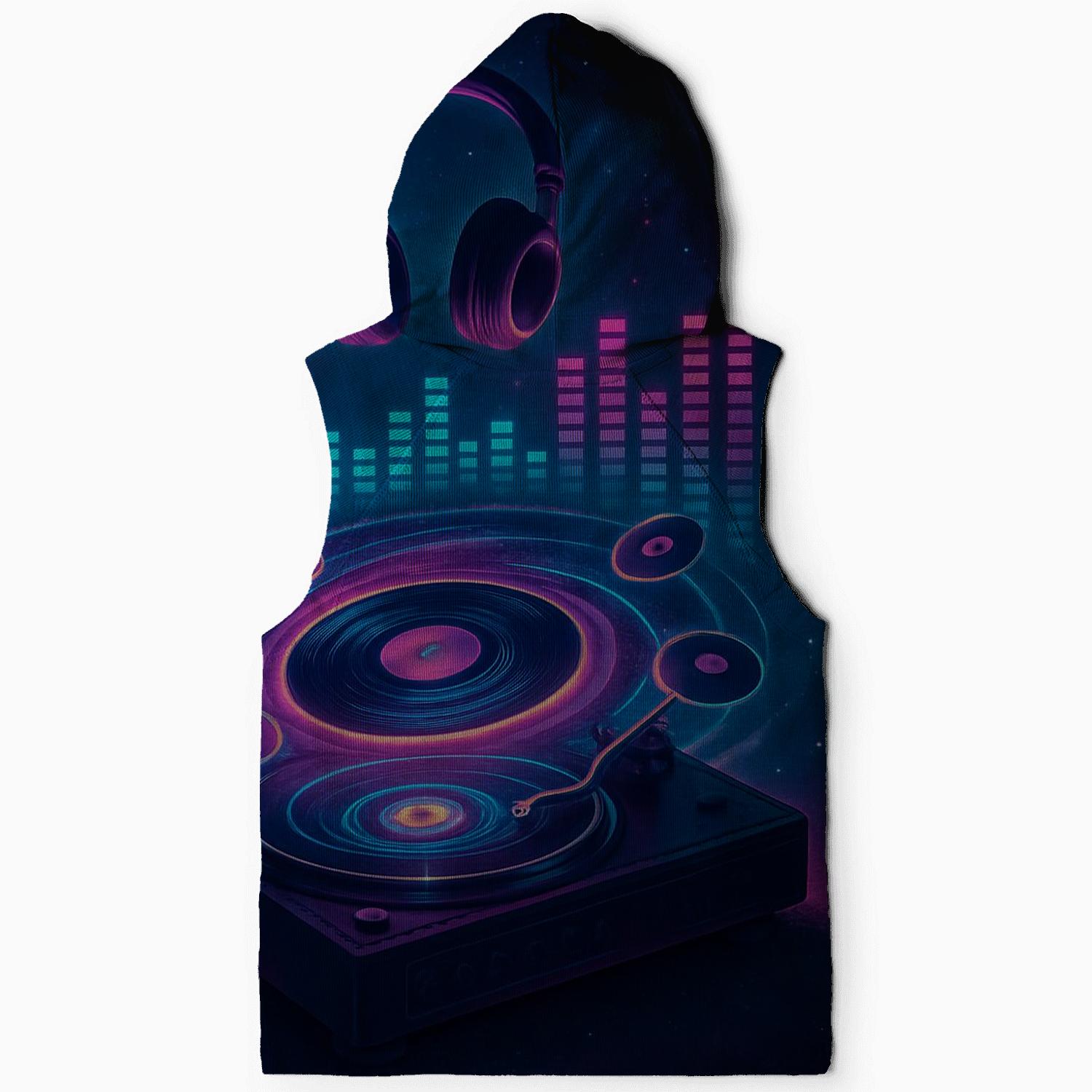 Neon Turntable Cosmos heavyweight hoodies