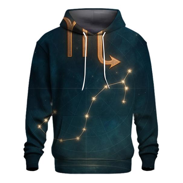 Scorpio Nebula Sigil Map heavyweight hoodies