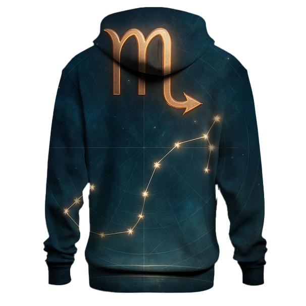 Scorpio Nebula Sigil Map heavyweight hoodies