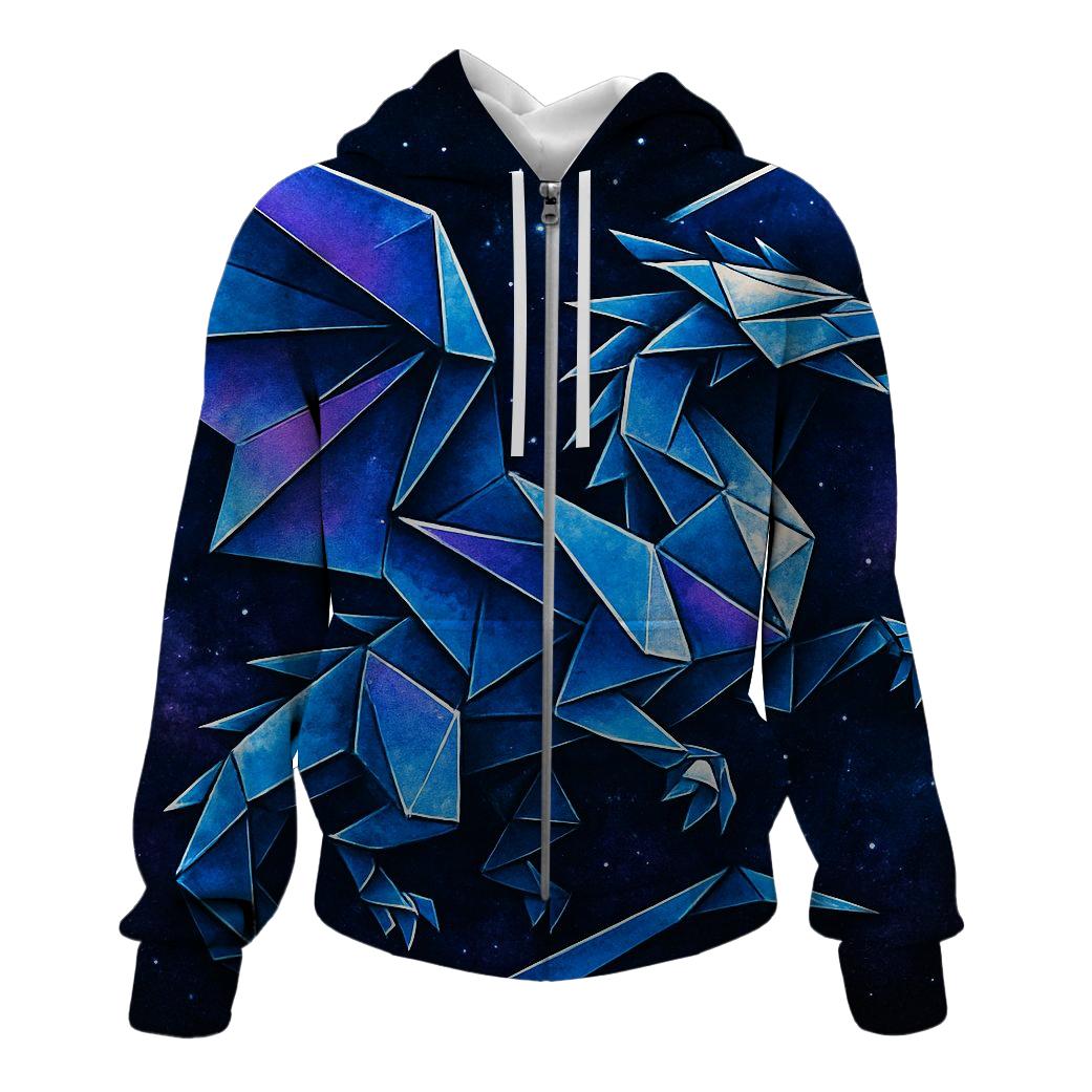 Celestial Origami Dragon hoodie styles