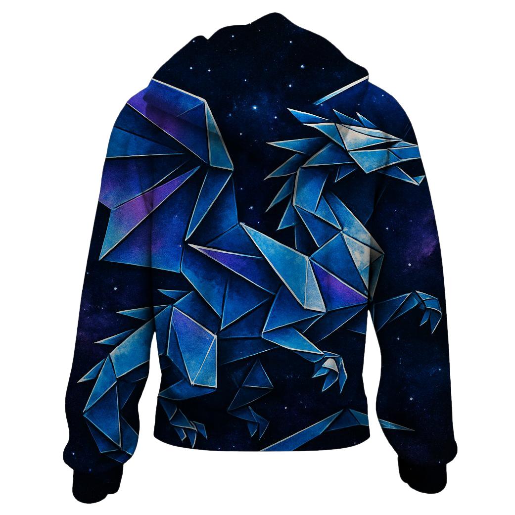 Celestial Origami Dragon hoodie styles