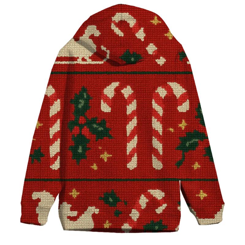 Kitschy Candy Sleigh Band Design lightweight hoodies
