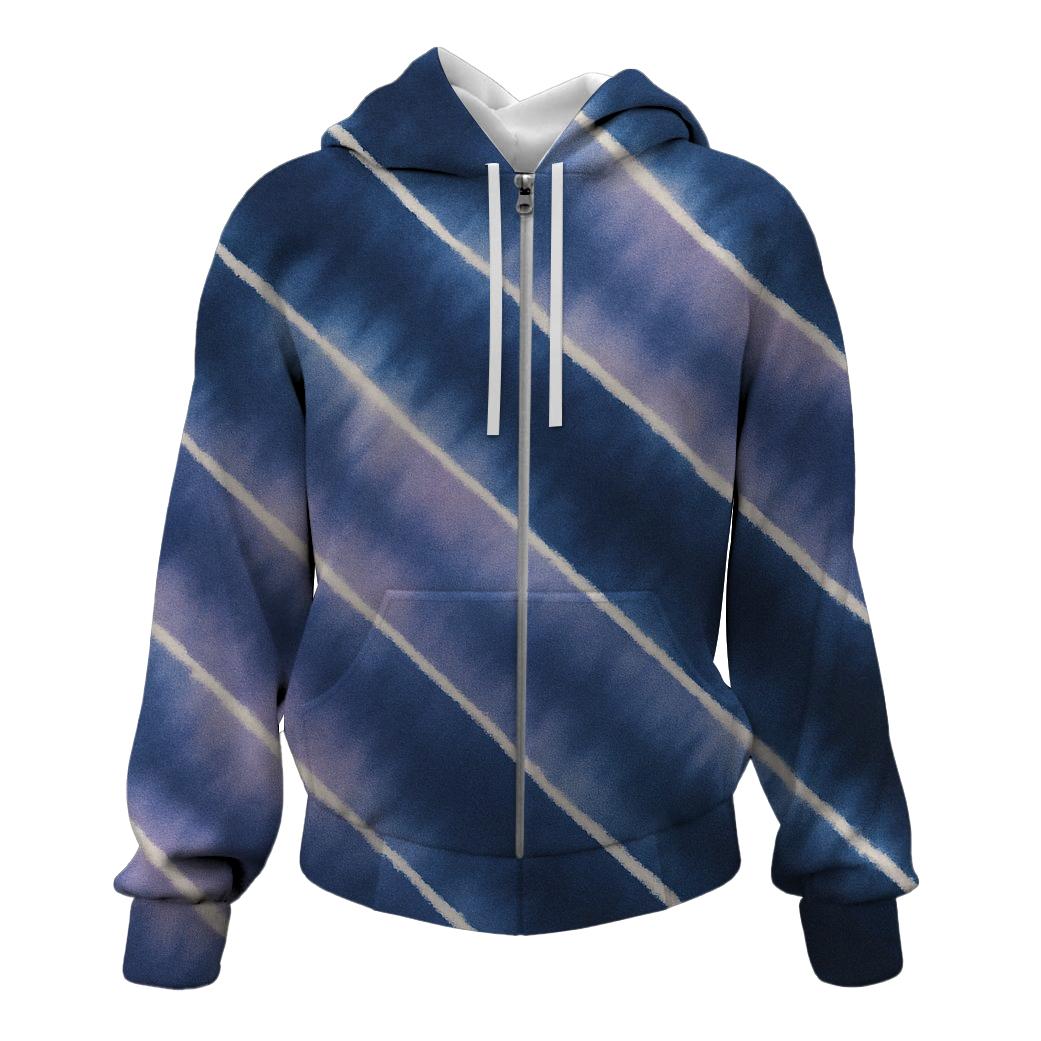 Diagonal Arashi Waves heavyweight hoodies
