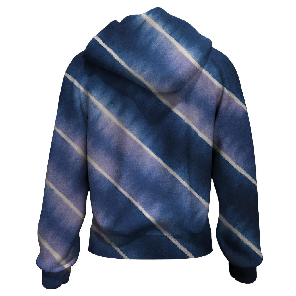 Diagonal Arashi Waves heavyweight hoodies