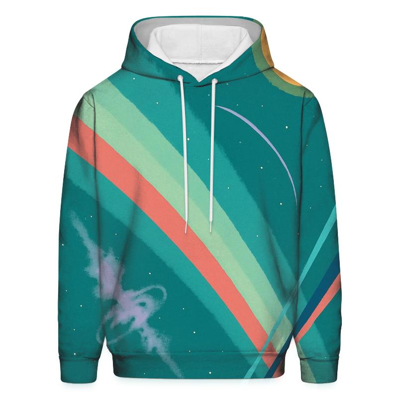 Auroral Jet Panel lightweight hoodies