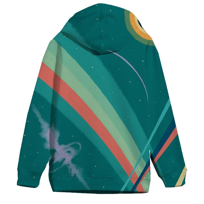 Auroral Jet Panel lightweight hoodies
