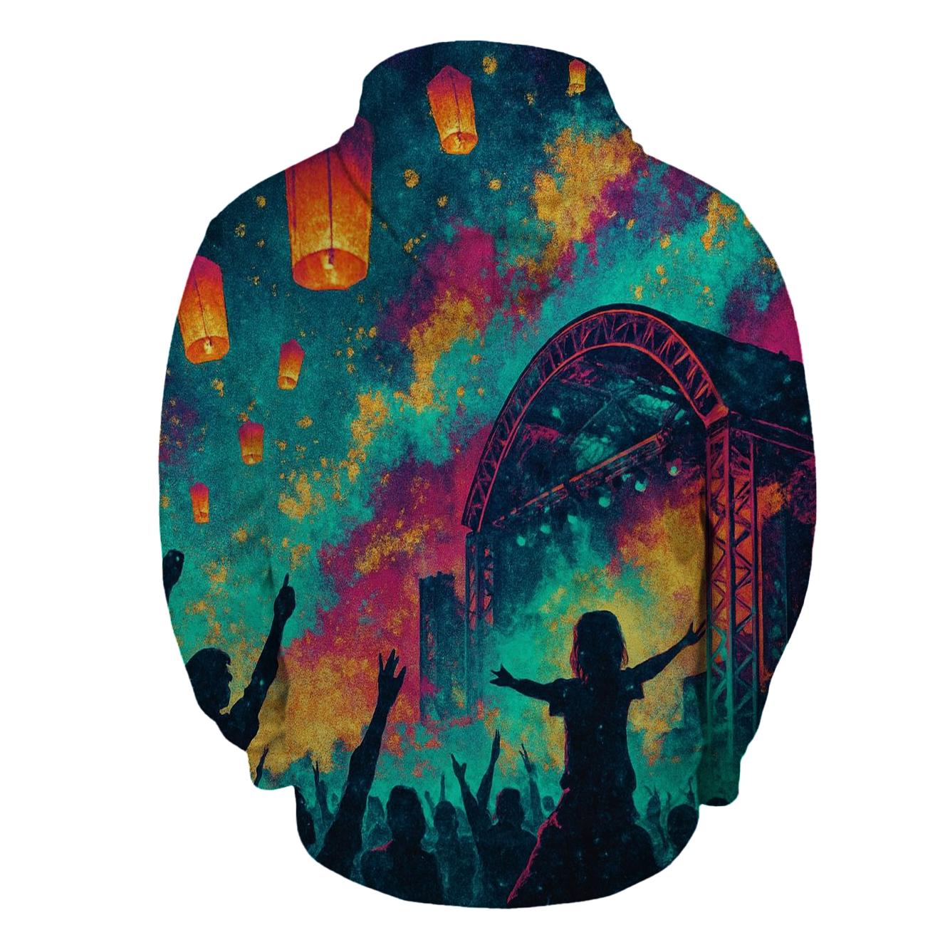 Nebula Fest Collage hoodie trends