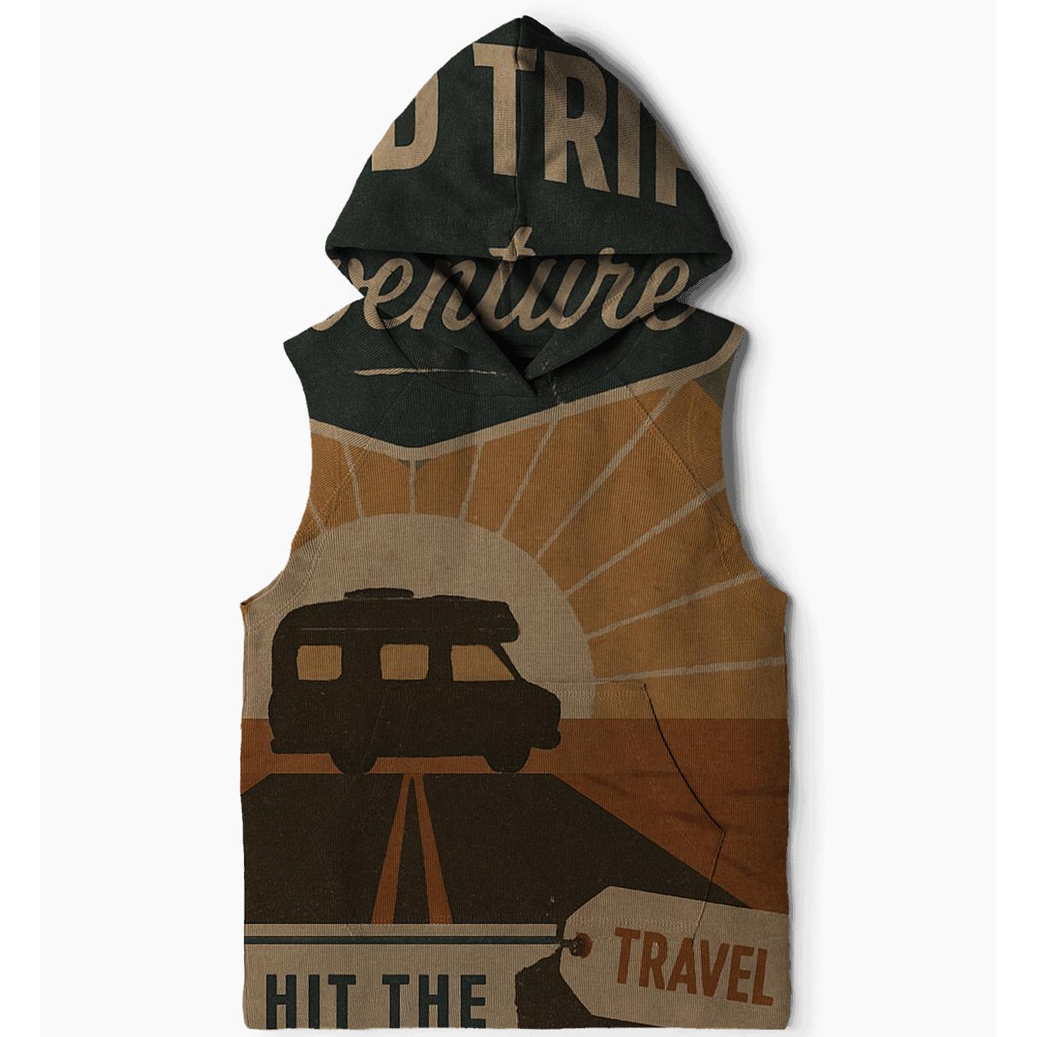 Route 66 Sunset Camper Poster hoodie designs