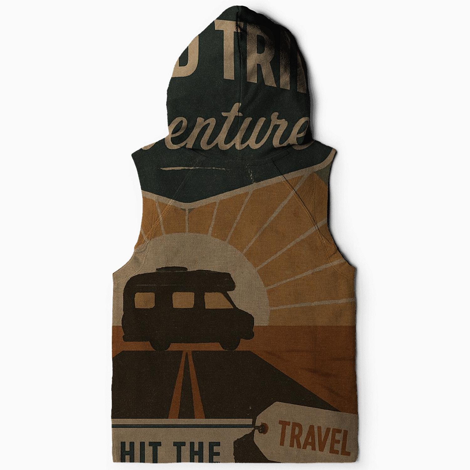 Route 66 Sunset Camper Poster hoodie designs