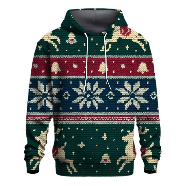 Reindeer Rodeo Stripe Design hoodie trends