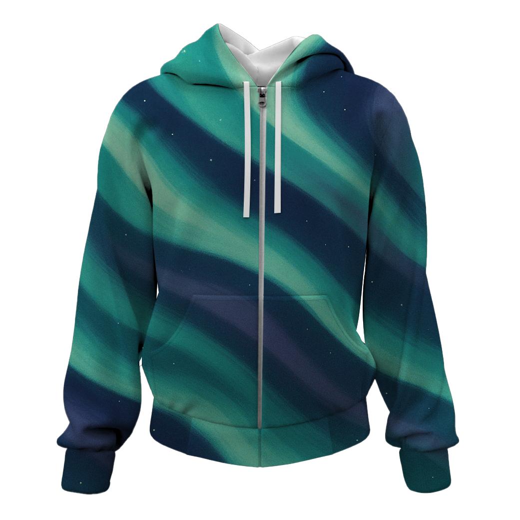 Aurora Ribbons Arc premium hoodies