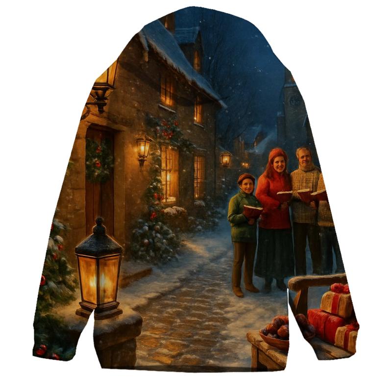 Midnight Carol Under Evergreens pullover hoodies