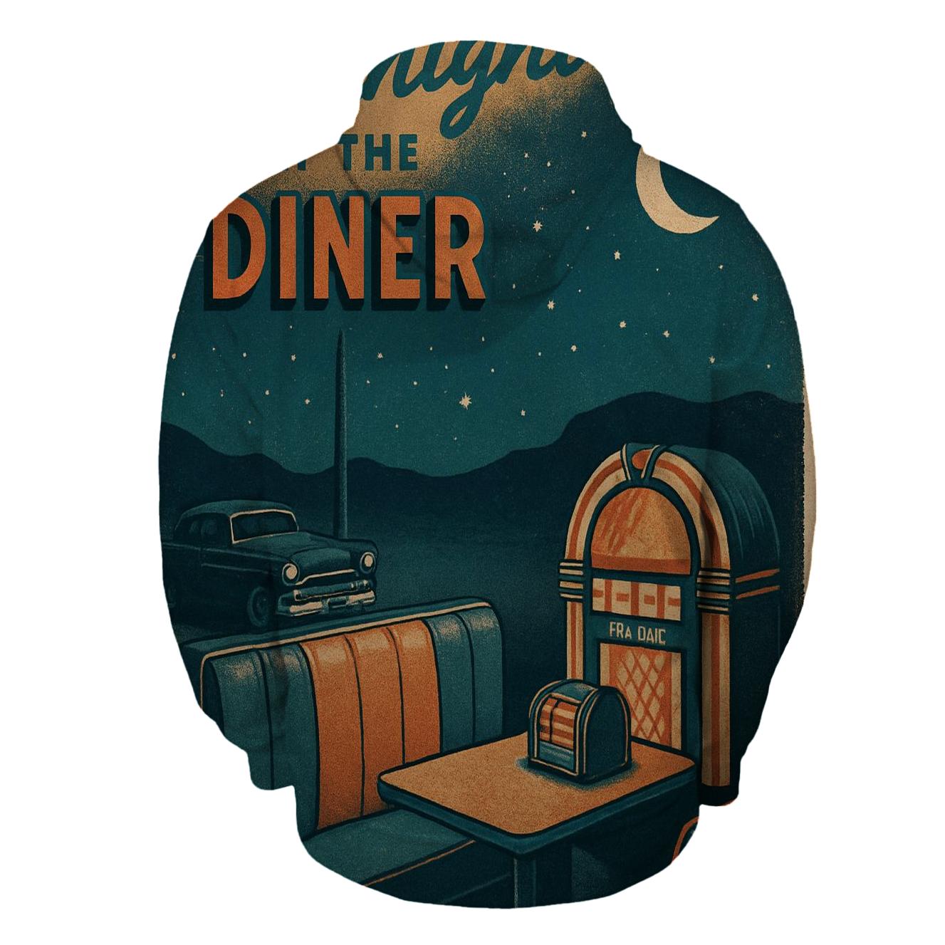 Vintage Astral Diner Poster hoodie designs