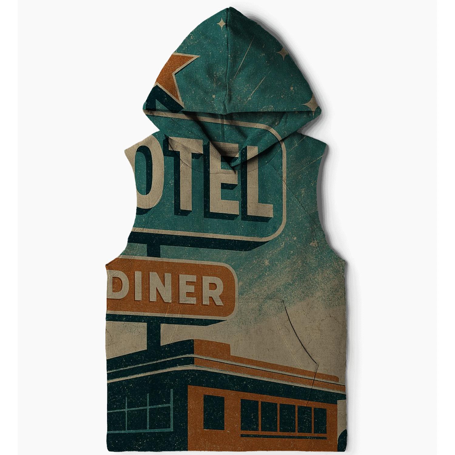Celestial Diner Roadside Poster heavyweight hoodies