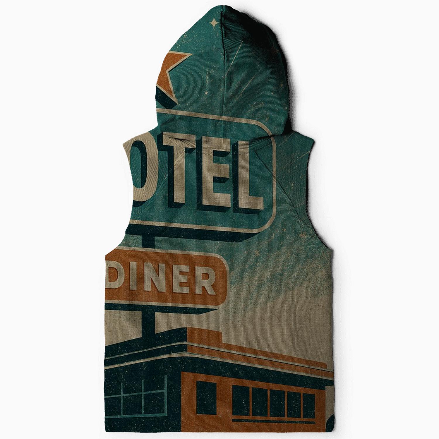Celestial Diner Roadside Poster heavyweight hoodies