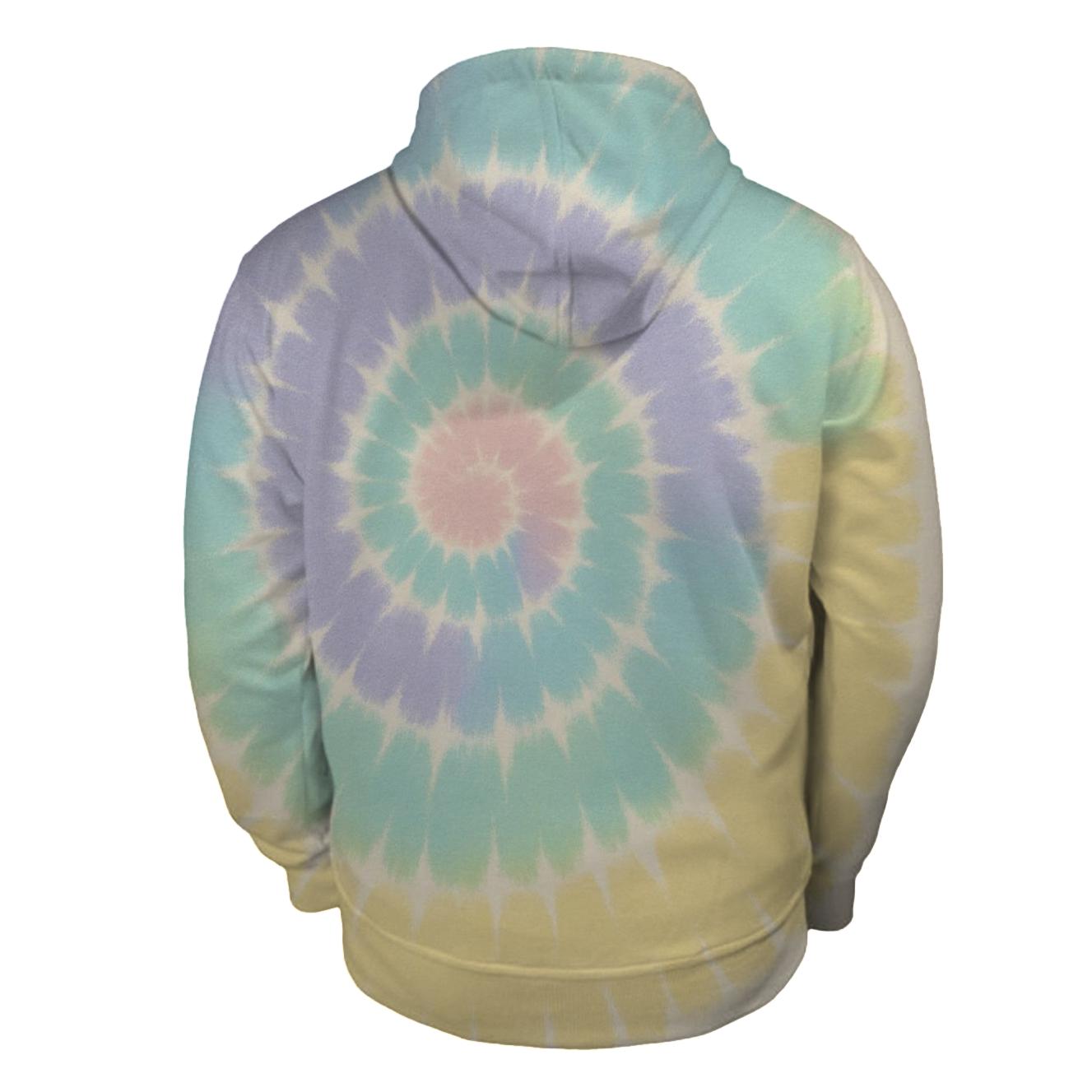 Pastel Spiral Cascade graphic hoodies