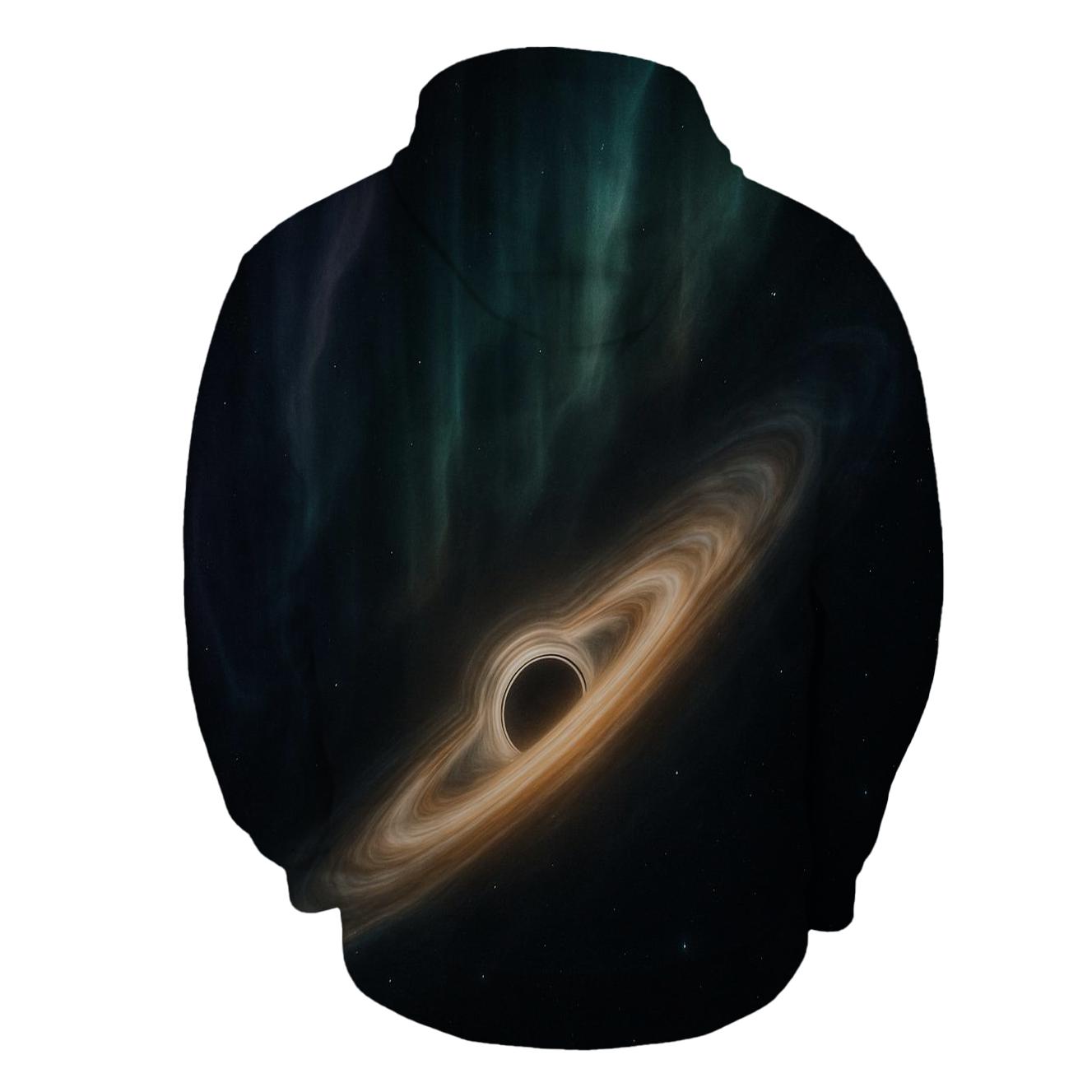 Aurora Accretion Curtain printed hoodies