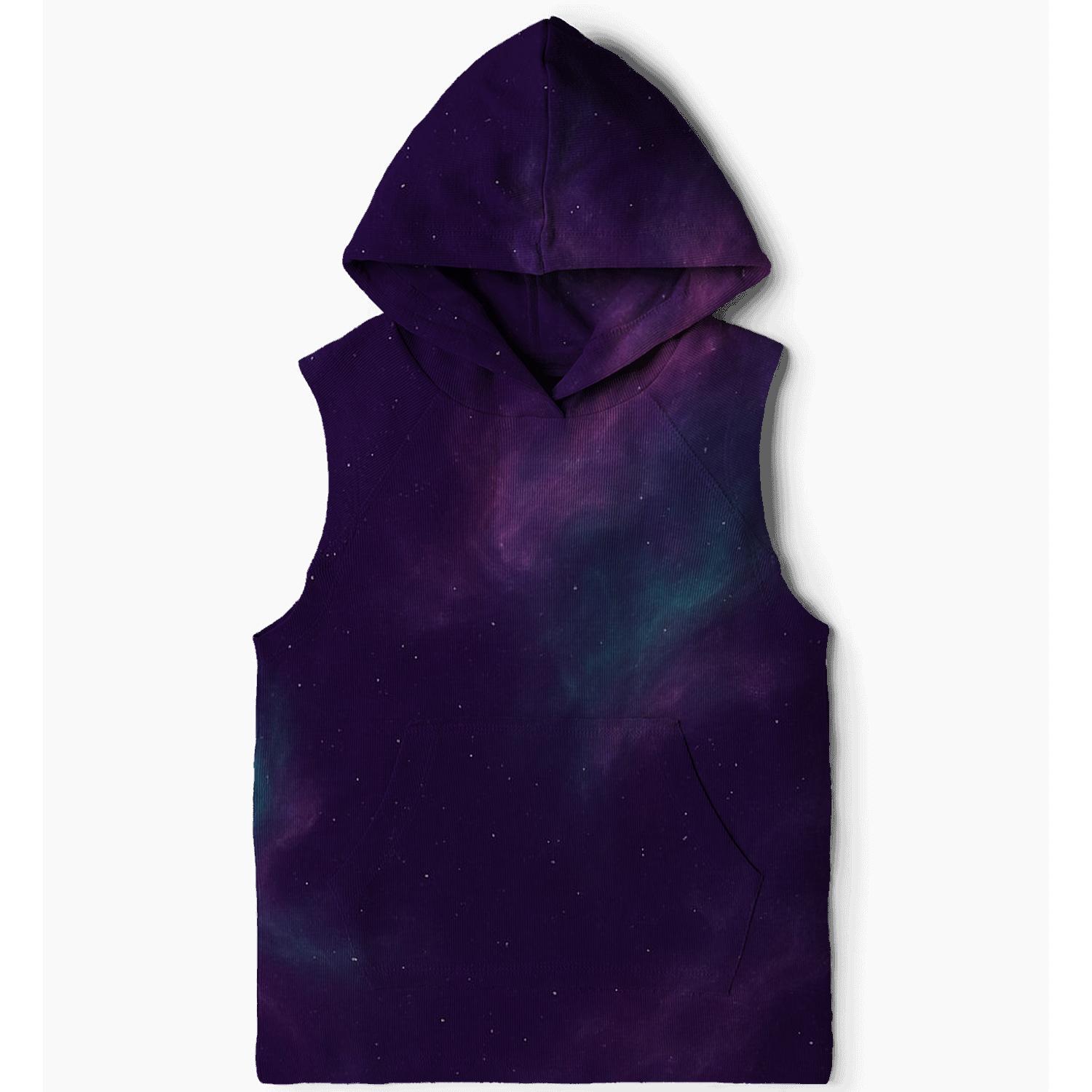 Nebula Wisps Overlay embroidered hoodies