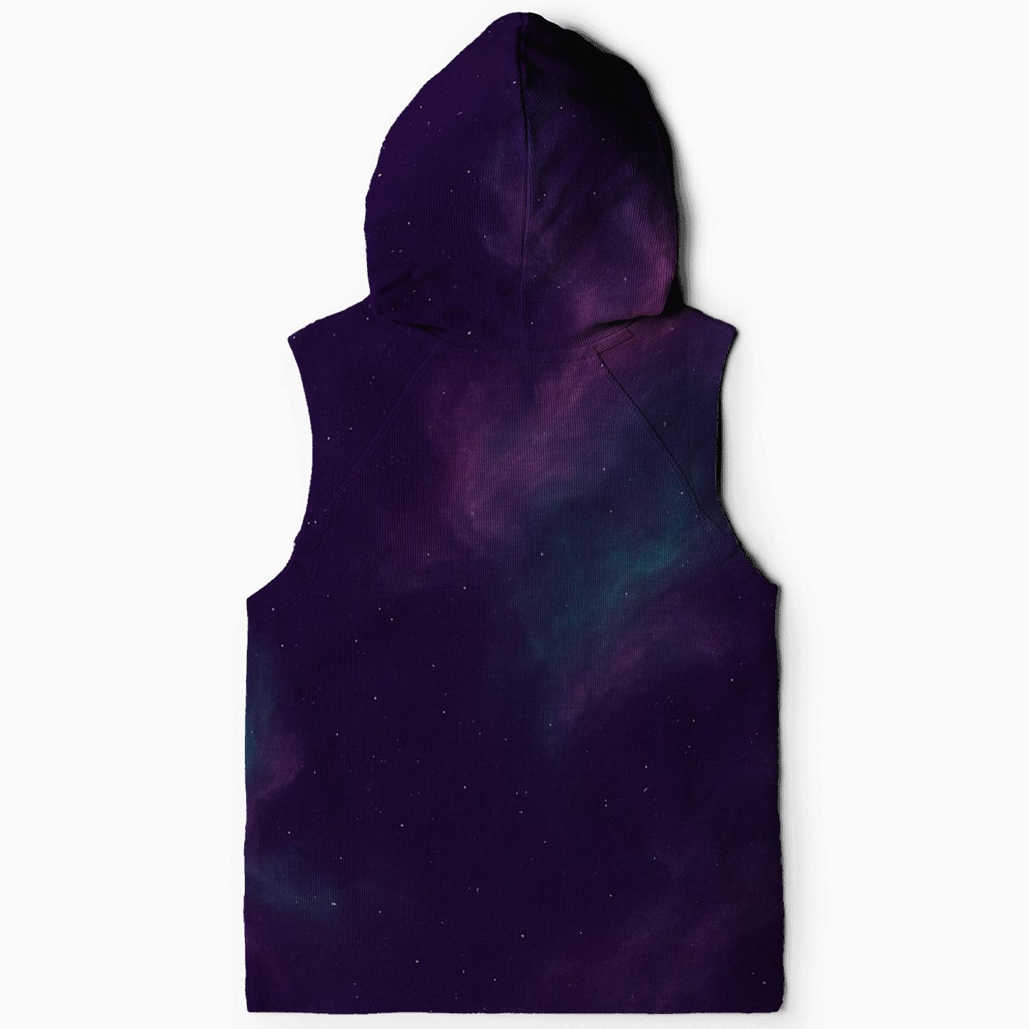 Nebula Wisps Overlay embroidered hoodies
