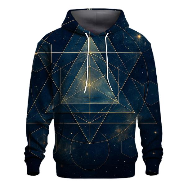 Celestial Geometric Harmony lightweight hoodies