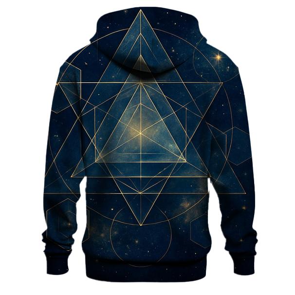 Celestial Geometric Harmony lightweight hoodies