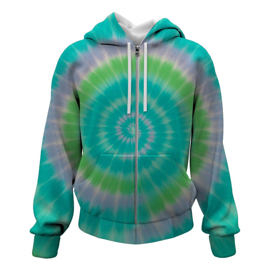 Spiral Aurora Wheel designer hoodies