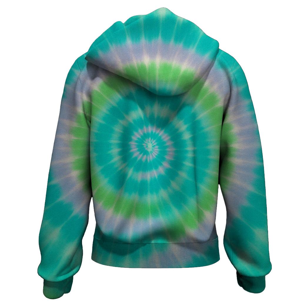 Spiral Aurora Wheel designer hoodies