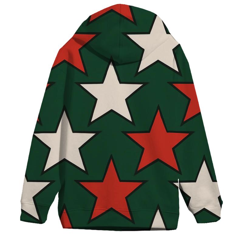 Winter Star Mosaic pullover hoodies
