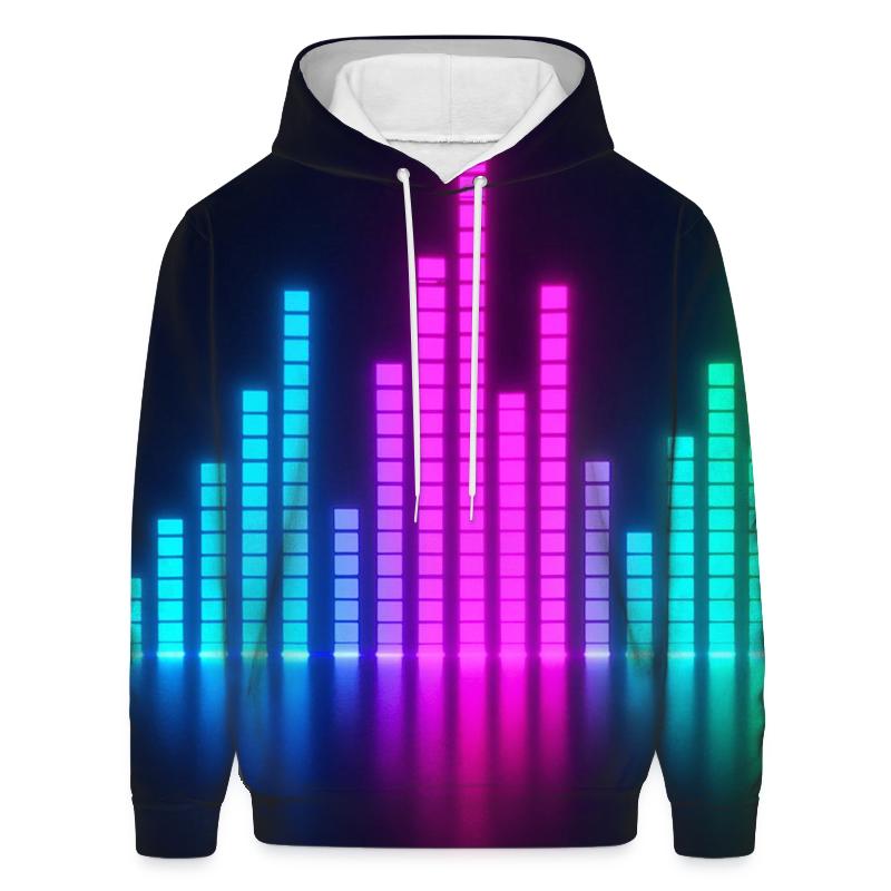 Neon Equalizer hoodie styles