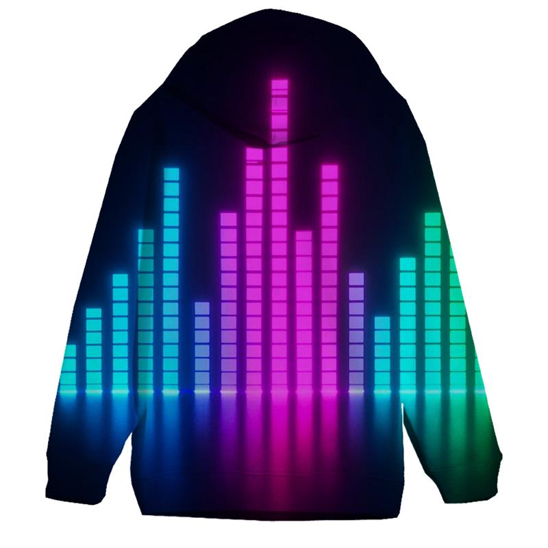 Neon Equalizer hoodie styles