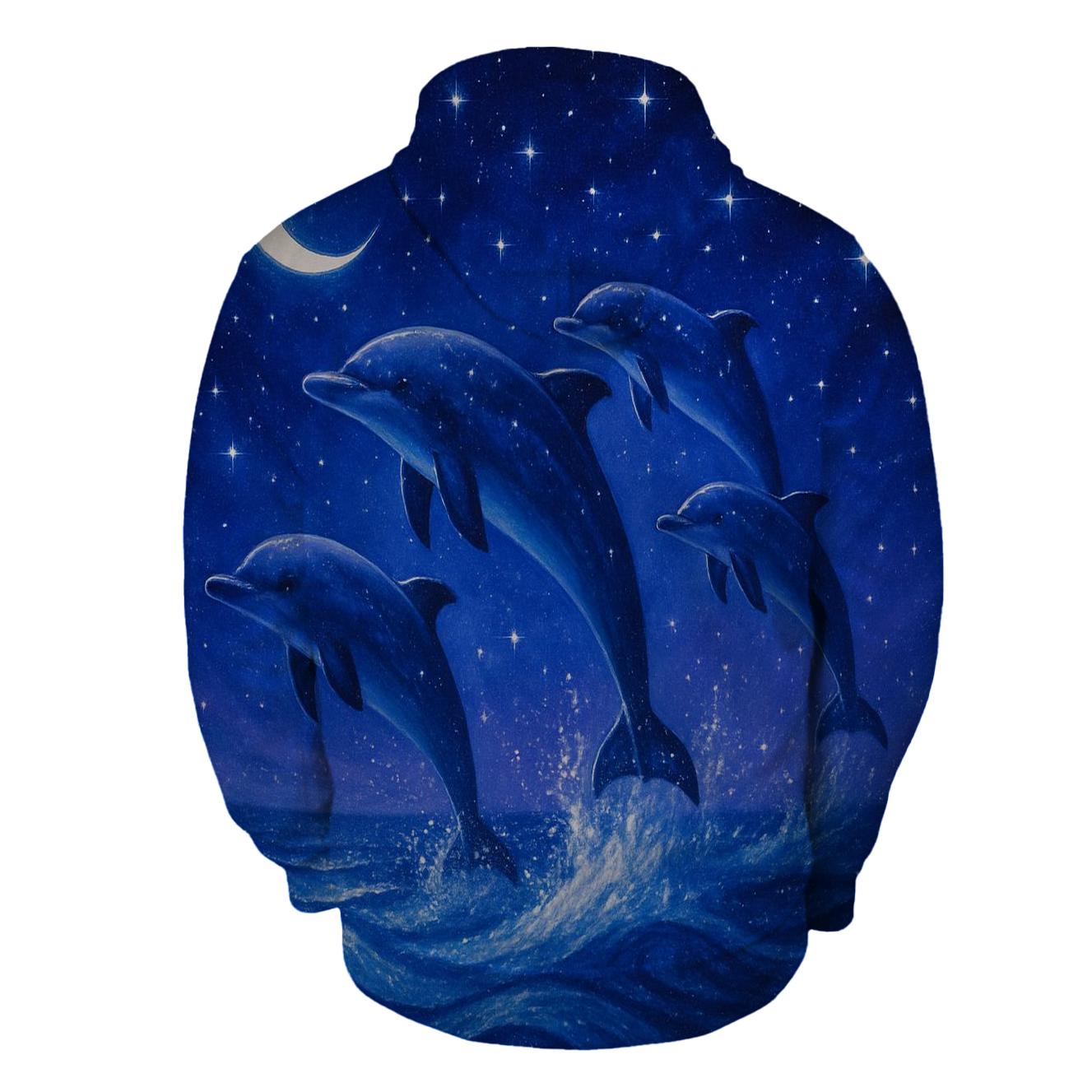 Celestial Dolphin Dance hoodie designs