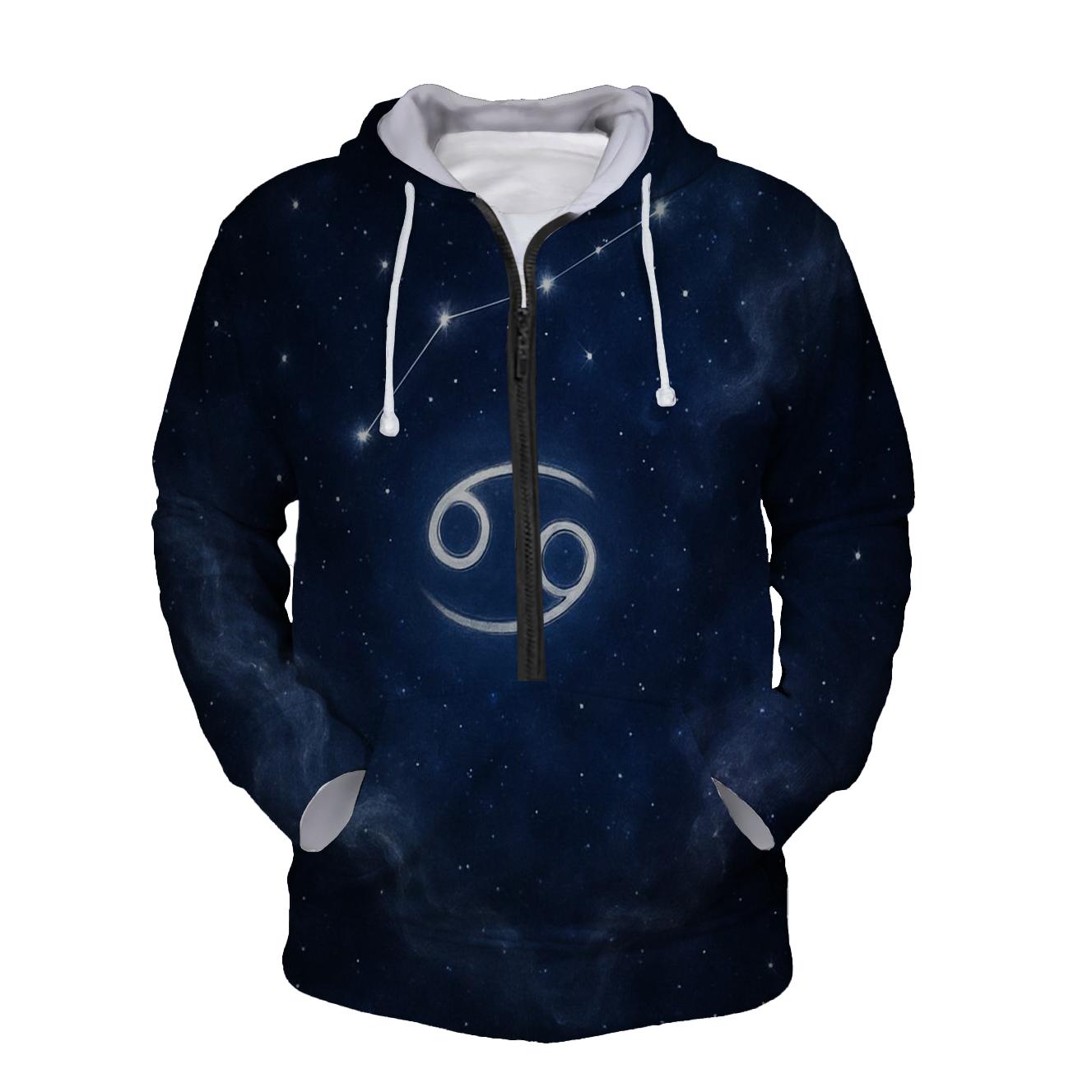Celestial Cancer Constellation Dreamscape heavyweight hoodies