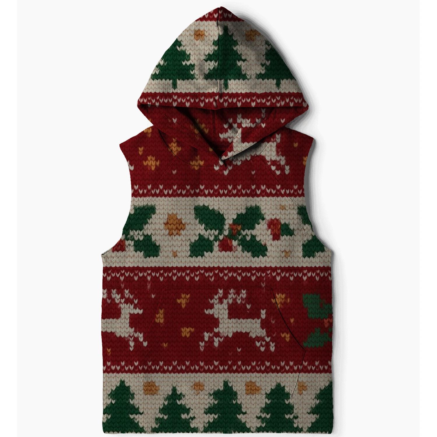Kitschy Evergreen Sweater Grid Design hoodie designs