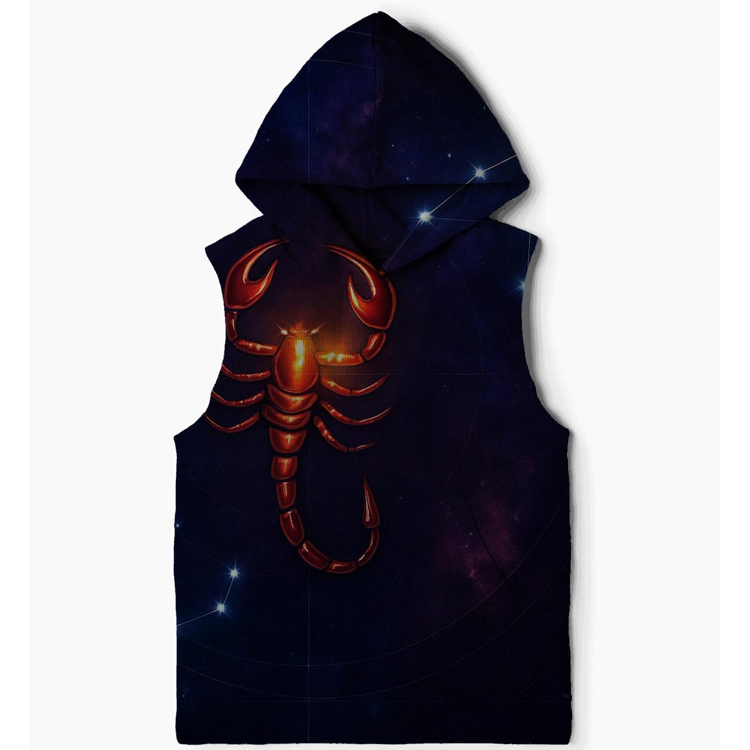 Scorpio Galactic Stinger Constellation graphic hoodies