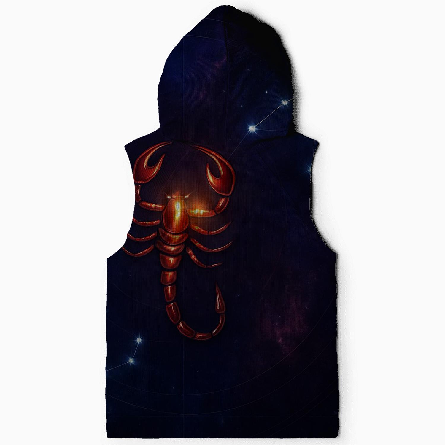 Scorpio Galactic Stinger Constellation graphic hoodies