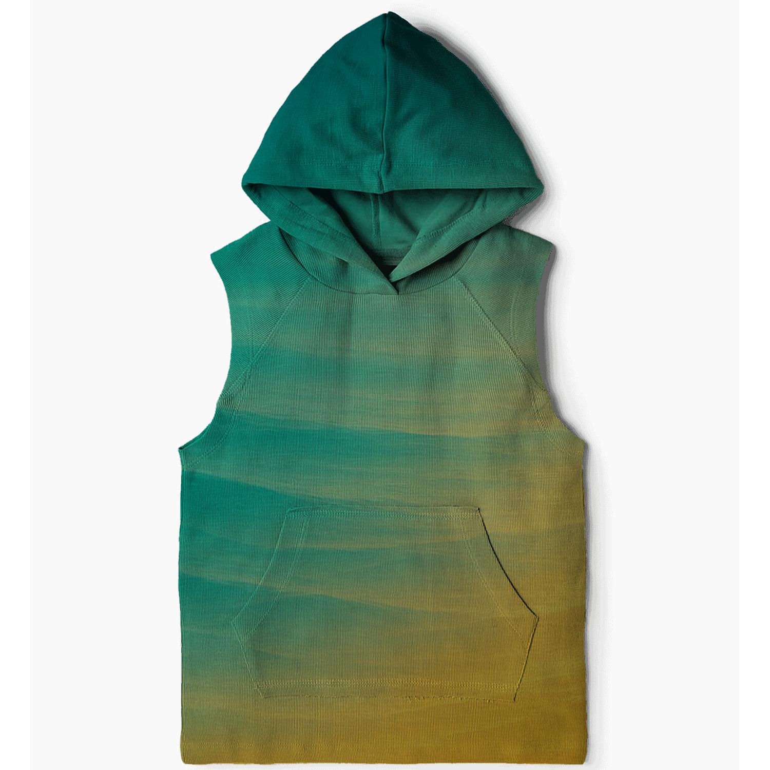 Radiant Ocean Crest zip-up hoodies